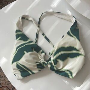 Horseshoe Ring Halter Bralette Bikini Top